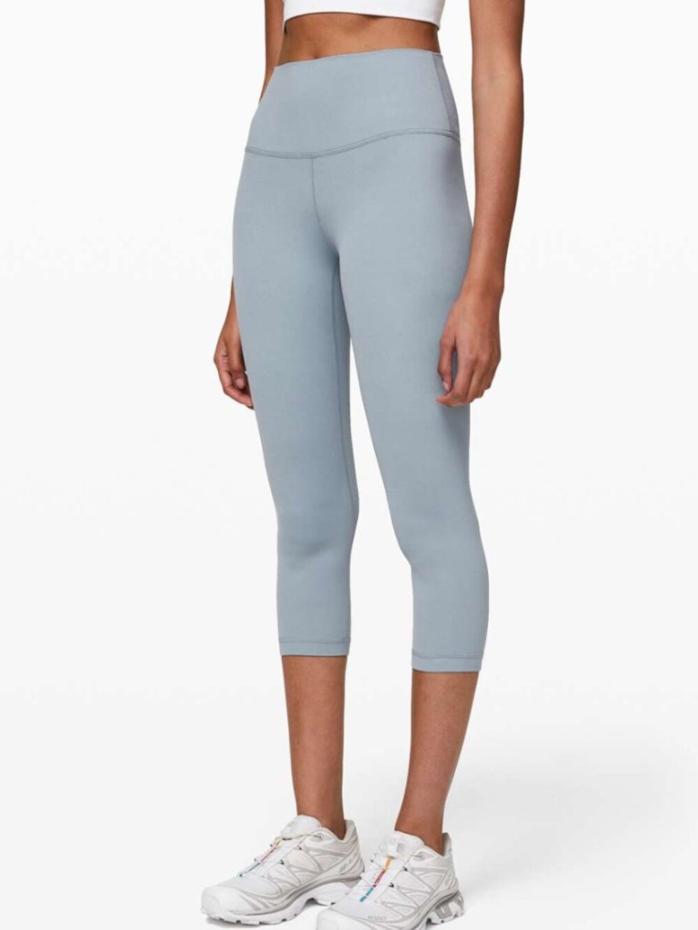 Lululemon Align Crop 21" Chambray Blue Leggings Size 4